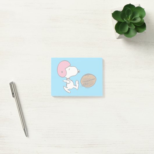 pinda's | Snoopy Football Kicker Post-it® Notes (Kantoor)