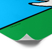 pinda's | Snoopy Football Kicker Poster (Hoek)