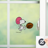 pinda's | Snoopy Football Kicker Raamsticker (Huis)