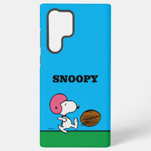 pinda's   Snoopy Football Kicker Samsung Galaxy Hoesje
