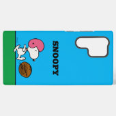 pinda's | Snoopy Football Kicker Samsung Galaxy Hoesje (Achterkant horizontaal)