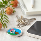pinda's | Snoopy Football Kicker Sleutelhanger (Zijkant)