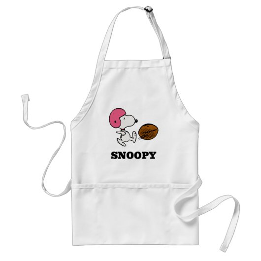 pinda's | Snoopy Football Kicker Standaard Schort (Voorkant)