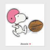pinda's | Snoopy Football Kicker Sticker (Vel)