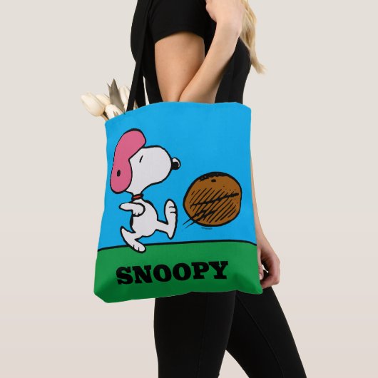 pinda's | Snoopy Football Kicker Tote Bag (Dichtbij)
