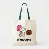 pinda's | Snoopy Football Kicker Tote Bag (Voorkant)