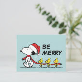 pinda's | Snoopy & Friends Winter Scarf Briefkaart (Staand voorkant)