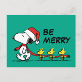 pinda's | Snoopy & Friends Winter Scarf Briefkaart (Voorkant)