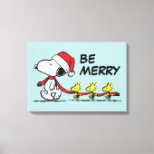 pinda's | Snoopy & Friends Winter Scarf Canvas Afdruk (Voorkant)