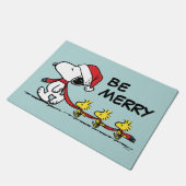 pinda's | Snoopy & Friends Winter Scarf Deurmat (Schuin)