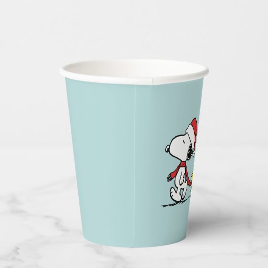 pinda's | Snoopy & Friends Winter Scarf Papieren Bekers (Rechts)