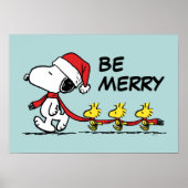 pinda's | Snoopy & Friends Winter Scarf Poster (Voorkant)