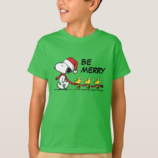 pinda's | Snoopy & Friends Winter Scarf T-shirt (Voorkant)
