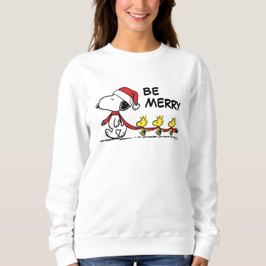 pinda's | Snoopy & Friends Winter Scarf Trui (Voorkant)
