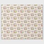 Pinda's Snoopy Gefeliciteerd Afstudeer Patroon Cadeaupapier (Vlak)