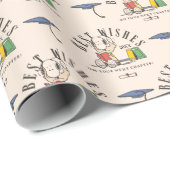 Pinda's Snoopy Gefeliciteerd Afstudeer Patroon Cadeaupapier (Rol Hoek)
