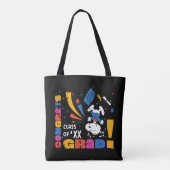 Pinda's Snoopy Gefeliciteerd Geslaagd Afstuderen C Tote Bag (Achterkant)
