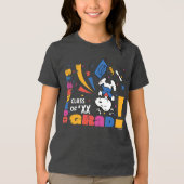 Pinda's Snoopy Gefeliciteerd Geslaagd Afstuderen C Tri-Blend Shirt (Voorkant)