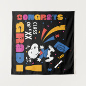 Pinda's Snoopy Gefeliciteerd Geslaagd Afstuderen C Wandkleed (Voorkant (horizontaal))