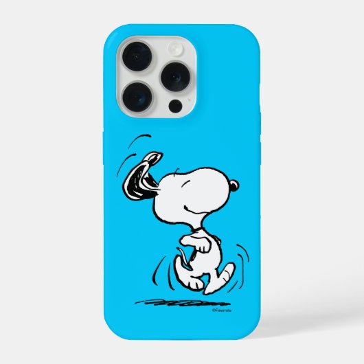 Pinda's | Snoopy Geluksdans iPhone Hoesje (Achterkant)