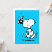Pinda's | Snoopy Geluksdans Kaart (Voorkant / Achterkant in situ)