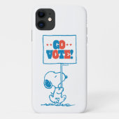 pinda's | Snoopy - Go Vote Sign. Case-Mate iPhone Case (Achterkant)