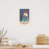 Pinda's Snoopy Goed Werk Loont Afstuderen Poster (Keuken)