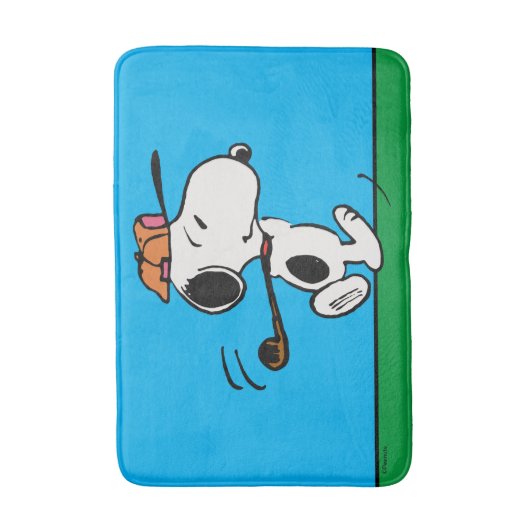 pinda's | Snoopy Golf Swing Badmat (Voorkant Verticaal)
