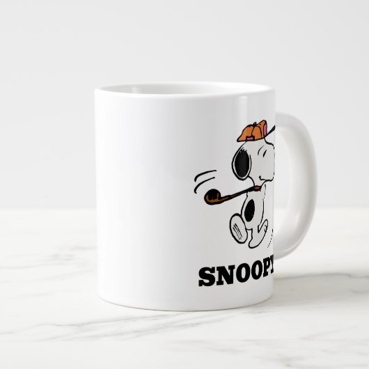 pinda's | Snoopy Golf Swing Grote Koffiekop (Voorkant rechts)
