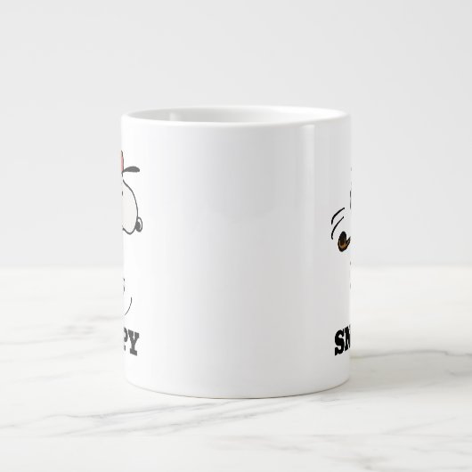 pinda's | Snoopy Golf Swing Grote Koffiekop (Voorkant)