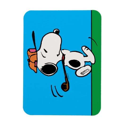 pinda's | Snoopy Golf Swing Magneet (Verticaal)