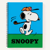 pinda's | Snoopy Golf Swing Notitieboek (Voorkant)