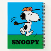 pinda's | Snoopy Golf Swing Notitieboek (Achterkant)