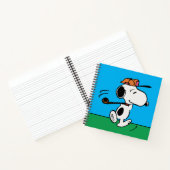 pinda's | Snoopy Golf Swing Notitieboek (Binnen)
