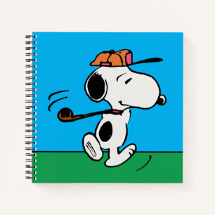 pinda's   Snoopy Golf Swing Notitieboek