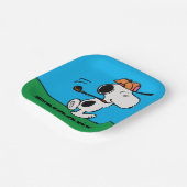 pinda's | Snoopy Golf Swing Papieren Bordje (Gebogen)