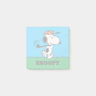 pinda's   Snoopy Golf Swing Post-it® Notes