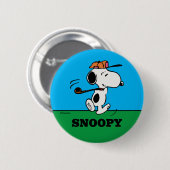 pinda's | Snoopy Golf Swing Ronde Button 5,7 Cm (Voorkant /achterkant)