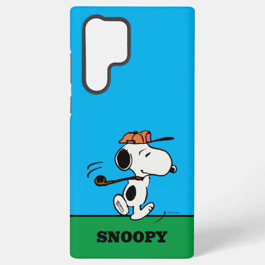 pinda's | Snoopy Golf Swing Samsung Galaxy Hoesje (Achterkant)