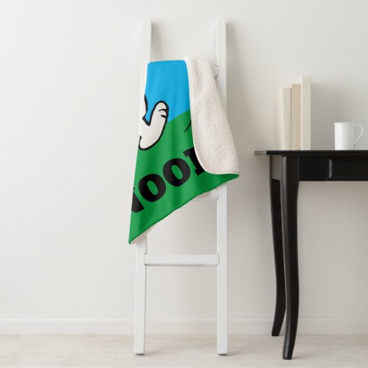 pinda's | Snoopy Golf Swing Sherpa Deken (In situ)