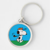 pinda's | Snoopy Golf Swing Sleutelhanger (Voorkant)