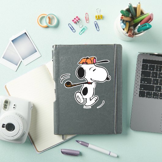 pinda's | Snoopy Golf Swing Sticker (iPad Cover)