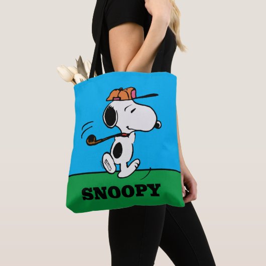 pinda's | Snoopy Golf Swing Tote Bag (Dichtbij)