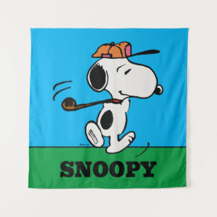 pinda's   Snoopy Golf Swing Wandkleed