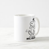 pinda's | Snoopy Greatest Teacher Personalized Koffiemok (Voorkant rechts)