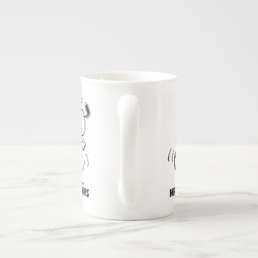 pinda's | Snoopy Greatest Teacher Personalized Porselein Kop (Achterkant)