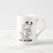 pinda's | Snoopy Greatest Teacher Personalized Porselein Kop (Rechts)