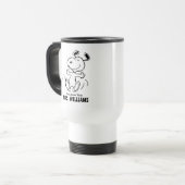 pinda's | Snoopy Greatest Teacher Personalized Reisbeker (Voorkant links)