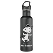 pinda's | Snoopy Greatest Teacher Personalized Waterfles (Voorkant)