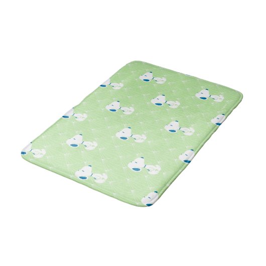 pinda's | Snoopy Green Deco Dreams Patroon Badmat (Gekanteld)